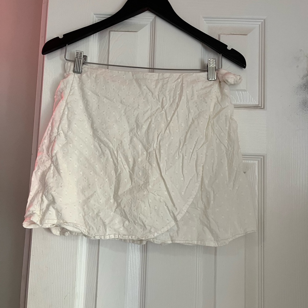 SO White Skater Skirt